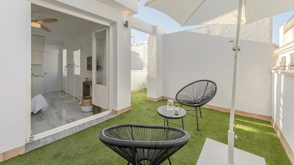 Apartamento Ático Sukha Rooms terraza